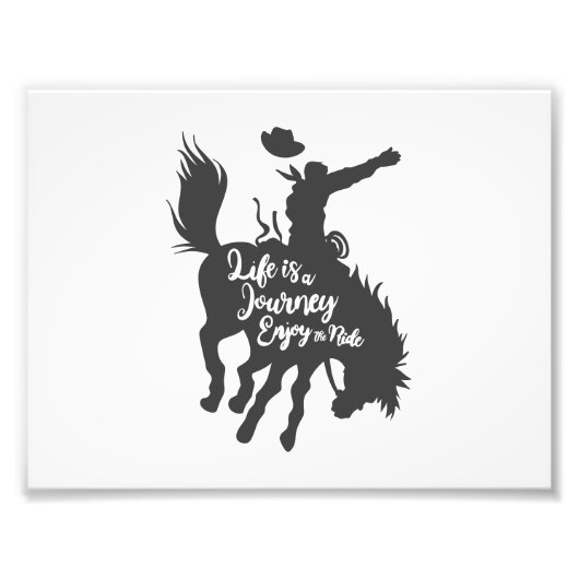 人生は旅であ楽しむる – 背景色を選択 フォトプリント            (正面)