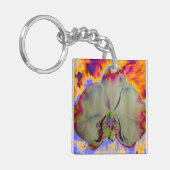 人生は旅についてである – Fire Orchid キーホルダー (正面左)