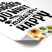 人生は旅の幸せなポスター ポスター (角)