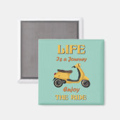 人生は旅の磁石 マグネット (正面/裏面)