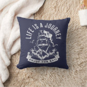 人生は旅楽しむだ クッション (ブランケット)