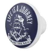 人生は旅楽しむだ セラミックノブ (右)