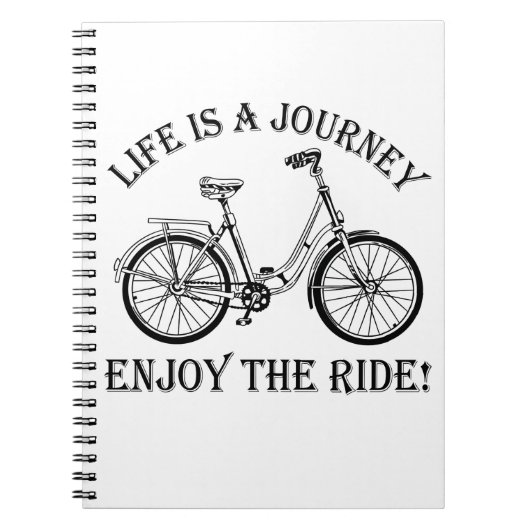 人生は旅楽しむだ ノートブック (正面)