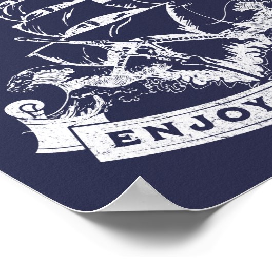 人生は旅楽しむだ ポスター (角)