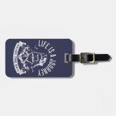 人生は旅楽しむだ ラゲッジタグ (正面横)