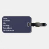 人生は旅楽しむだ ラゲッジタグ (裏面横)