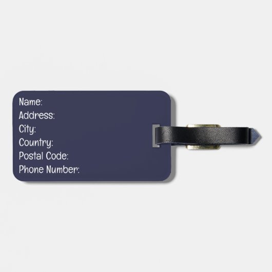 人生は旅楽しむだ ラゲッジタグ (裏面横)