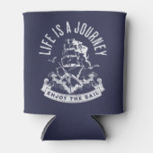 人生は旅楽しむだ 缶クーラー (正面)