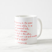 人生は旅路にあらず コーヒーマグカップ (正面右)