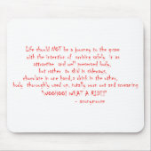 人生は旅路にあらず マウスパッド (正面)