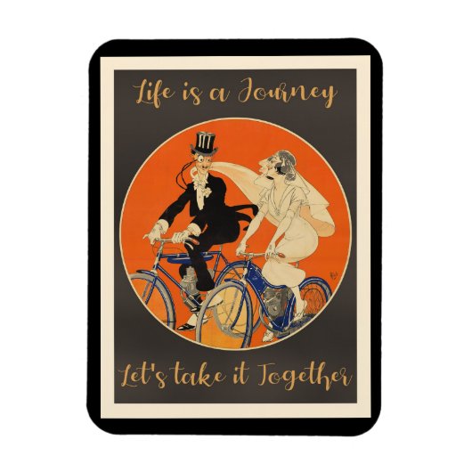 人生は旅、愛 マグネット (縦)