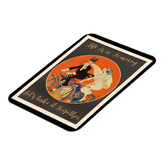 人生は旅、愛 マグネット (左側)