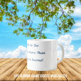 人生は更なる ジャンボコーヒーマグカップ