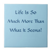 人生は更なる タイル (正面)