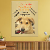 人生は最も厳しい学校だ キャンバスプリント (インサイチュ (リビング))