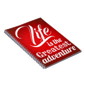 人生は最大の冒険 ノートブック (右側)