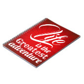 人生は最大の冒険 ノートブック (左側)