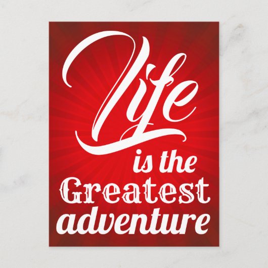 人生は最大の冒険 ポストカード (正面)