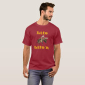 "人生は最高 Tシャツ (正面フル)