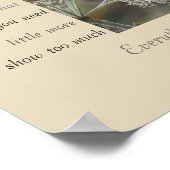 人生は有限で壊れやすいポスター ポスター (角)