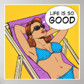 人生は本当に良い ポスター (正面)