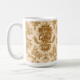 人生は次から始まる コーヒーマグカップ