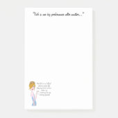 「人生は次から次へと大きなパフォーマンスだ！」 ポスト –  ポストイット (正面)