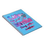 人生は次から次へと恐ろしいものだ ノートブック (右側)