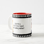 人生は次から次へと続く演技だ！ ツートーンマグカップ (正面左)