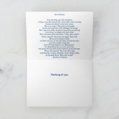 人生は永遠だ:悔やみや弔慰詩の中のカード カード (内部)