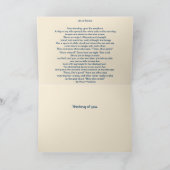 人生は永遠である:詩の内なる死別 カード (内部)