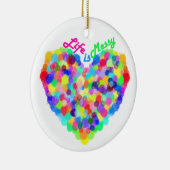 人生は汚い セラミックオーナメント (右)