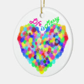 人生は汚い セラミックオーナメント (左)