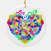 人生は汚い セラミックオーナメント (裏面)