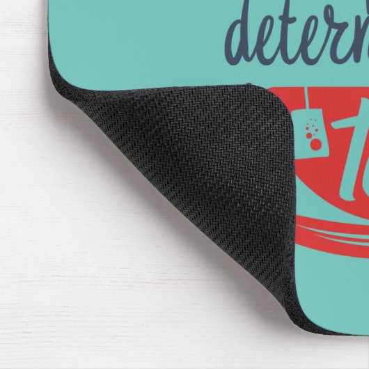 人生は決意と茶の引用文がおもしろい必要 マウスパッド (コーナー)