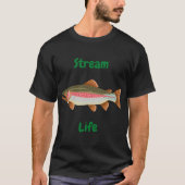 人生は流れ Tシャツ (正面)