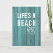 人生は海のよう カード (正面)