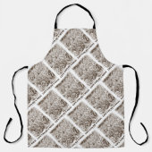 人生は混乱のワンダーランドのガラスのユーモアを見ることができる エプロン (正面)