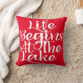 人生は湖から始まる クッション (ブランケット)