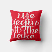 人生は湖から始まる クッション (裏面)