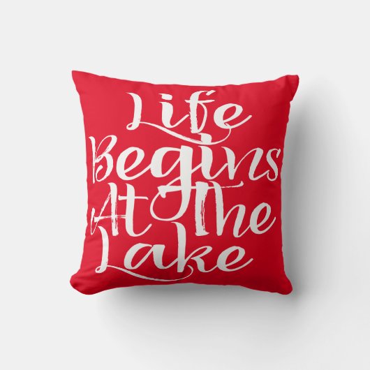 人生は湖から始まる クッション (正面)