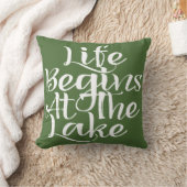 人生は湖から始まる クッション (ブランケット)