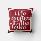 人生は湖から始まる クッション (裏面)