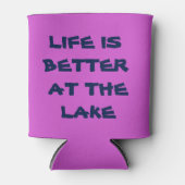 人生は湖で良いクーラーボックス 缶クーラー (正面)