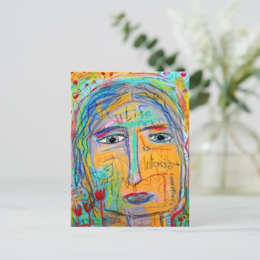 人生は激しい ポストカード (スタンド正面)