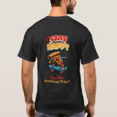 人生は狂気 Tシャツ (裏面)