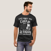 人生は猫と粘土彫刻だけじゃないけど Tシャツ (正面フル)