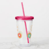 人生は甘いドーナツ アクリルタンブラー (左)