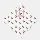 人生は甘い、さくらんぼパーティーキャンディフェイスボックス フェイバーボックス (折り畳みなし)