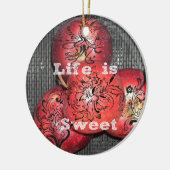 人生は甘い セラミックオーナメント (左)